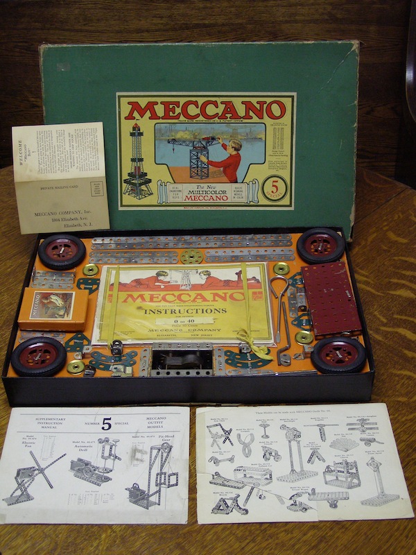 US Meccano 1929 Number 5 Special Outfit