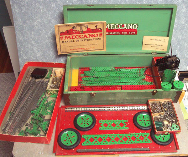 US Meccano Number 10 outfit, ca. 1933