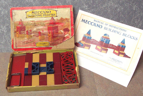 1930 US Meccano Block outfit